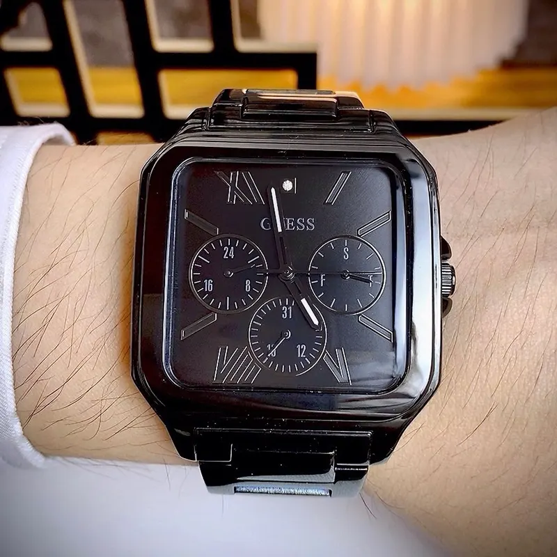 Guess Integrity Black Trendy Men’s Watch- GW0631G2